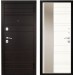 Дверь металлическая Дипломат Роял Вуд черный/Роял Вуд белый 960*2050 правая купить недорого в Брянске