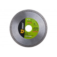 Алмазный диск по керамограниту ультратонкий GRAFF "Speedceramic" д. 125 мм