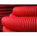 Купить Труба гофрированная 25 красная RU-СТ (внутренний диаметр 19 мм, 50м) в Брянске в Интернет-магазине Remont Doma