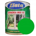 <span class='first-world'>Краска</span> МА-15 зеленая 1,6 кг "Zlata" Азов