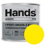 <span class='first-world'>Грунт-эмаль</span> 3в1 Hands Generic PRO желтый 1.8 кг