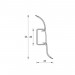 Купить Плинтус Идеал Комфорт К55 Дуб Капучино/205 длина 2,20 м в Брянске в Интернет-магазине Remont Doma