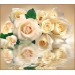 Декоративное панно VIP Белые розы 294х260 (12л)  купить недорого в Брянске