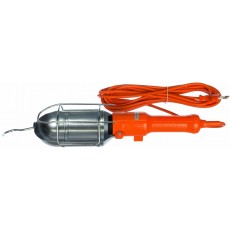 Светильник-переноска LUX ПР-60-05 оранжевый 5 м 60W Е27 металлический кожух (без лампы)