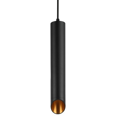 Светильник подвесной (подвес) PL 17 BK MR16/GU10, черный, потолочный, цилиндр