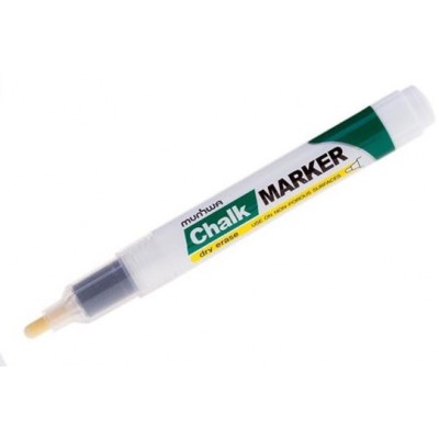 Маркер меловой "MunHwa" Chalk Marker 3мм белый (спиртовая основа)