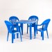 Купить Кресло пластиковое "Фламинго" синее  в Брянске в Интернет-магазине Remont Doma