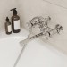 Купить Смеситель для ванны Milardo Duplex DUPSB02M02 (излив 17,3см) в Брянске в Интернет-магазине Remont Doma