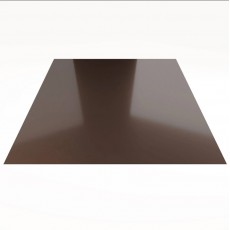 Лист гладкий 1,25*2,0м (0,35мм) RAL8017 шоколад