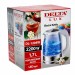 Купить Чайник DELTA LUX DL-1204W корпус из жаропрочного стекла, белый: 2200 Вт, 1,7 л в Брянске в Интернет-магазине Remont Doma