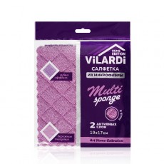 Салфетка из микрофибры Vilardi Multi Sponge 2 в 1